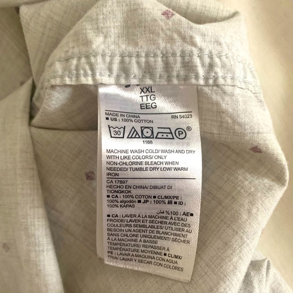 Diamond patterned Button Down Shirt - XXL - Old Navy - Picture 6 of 6